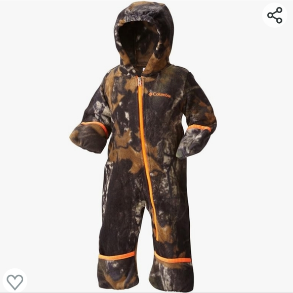 columbia fleece bunting suit 6-12 months baby - Picture 1 of 9